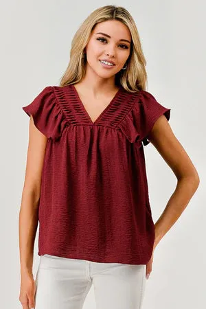 Emily Pleated Top