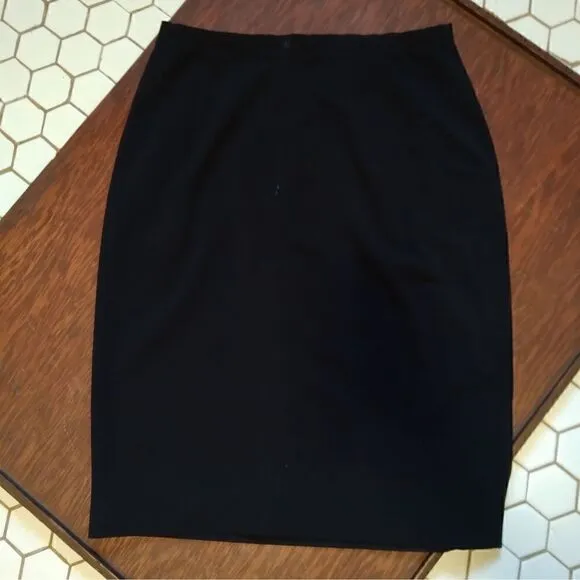 Escada Neiman Marcus Wool Pencil Skirt
