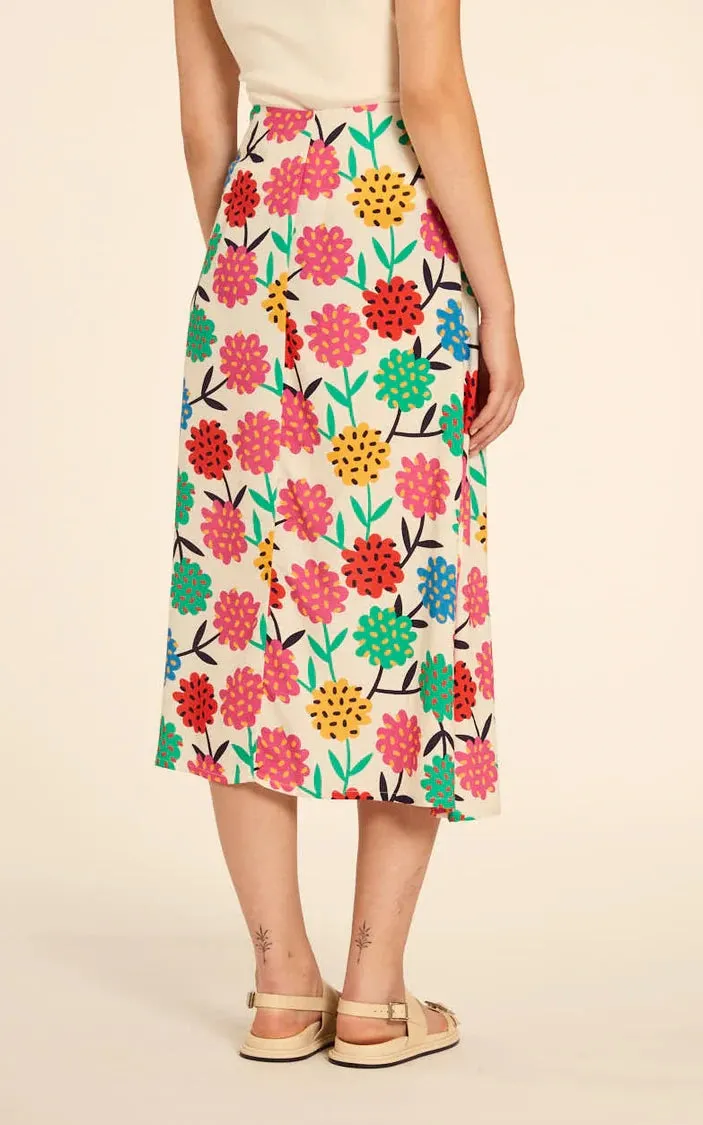 Falda Flores