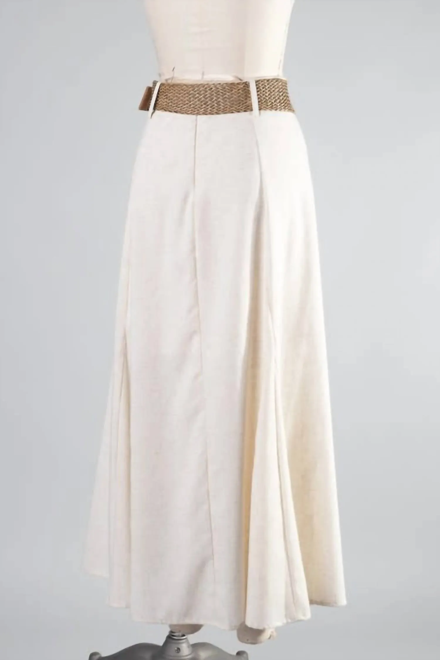Fascination - Women's Belted Flare Skirt
