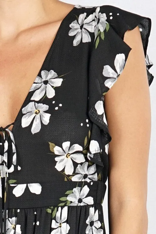 FEELINGS FLORAL MAXI DRESS