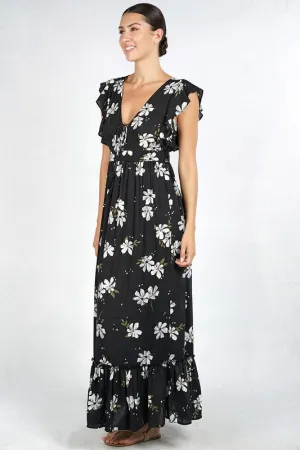FEELINGS FLORAL MAXI DRESS