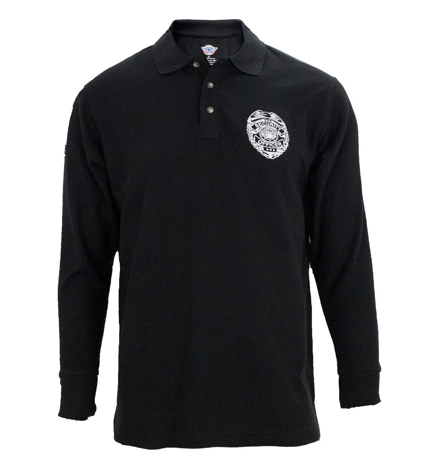 FIRST CLASS POLY/COTTON SECURITY LONG SLEEVE POLO SHIRT