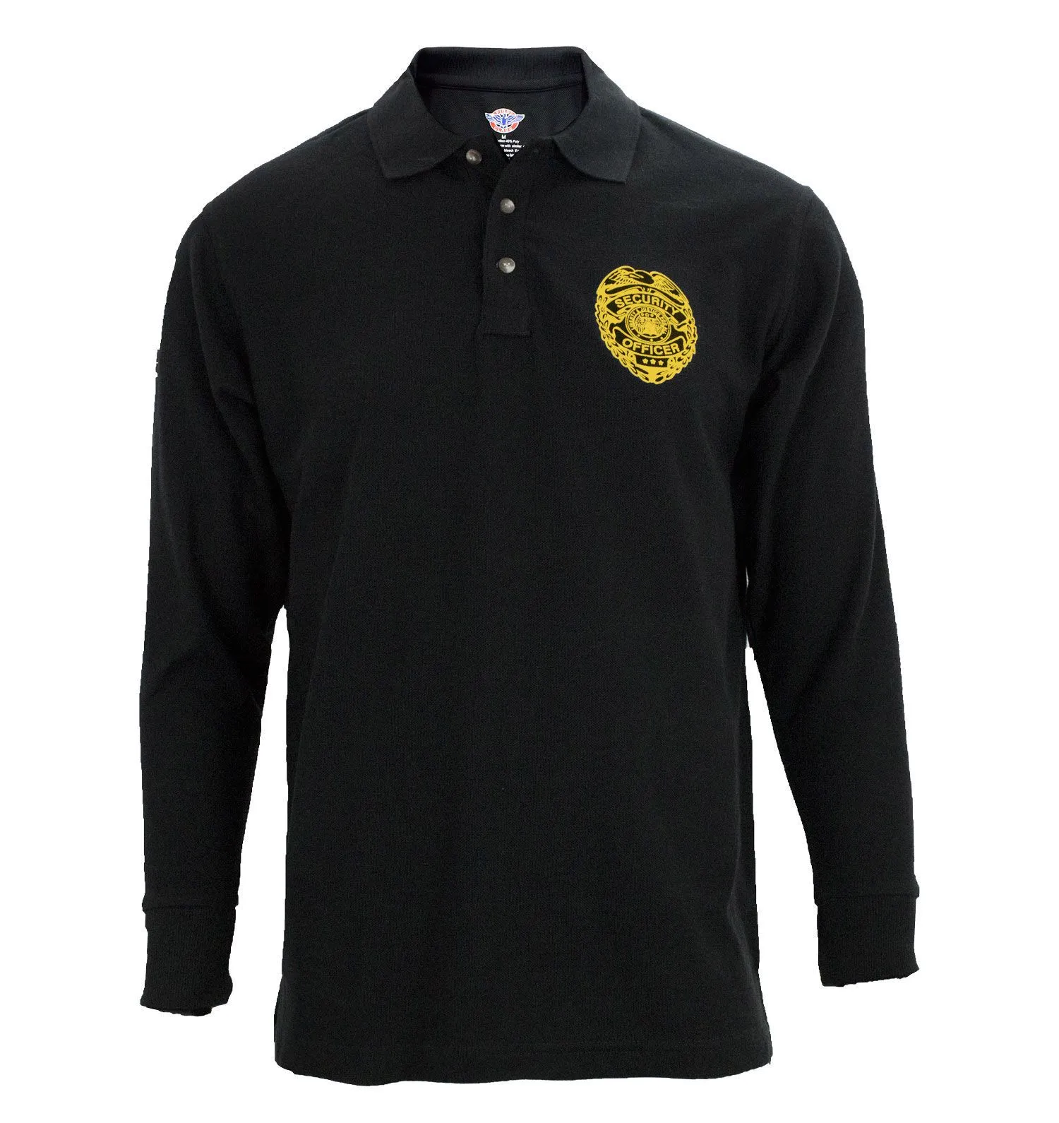 FIRST CLASS POLY/COTTON SECURITY LONG SLEEVE POLO SHIRT