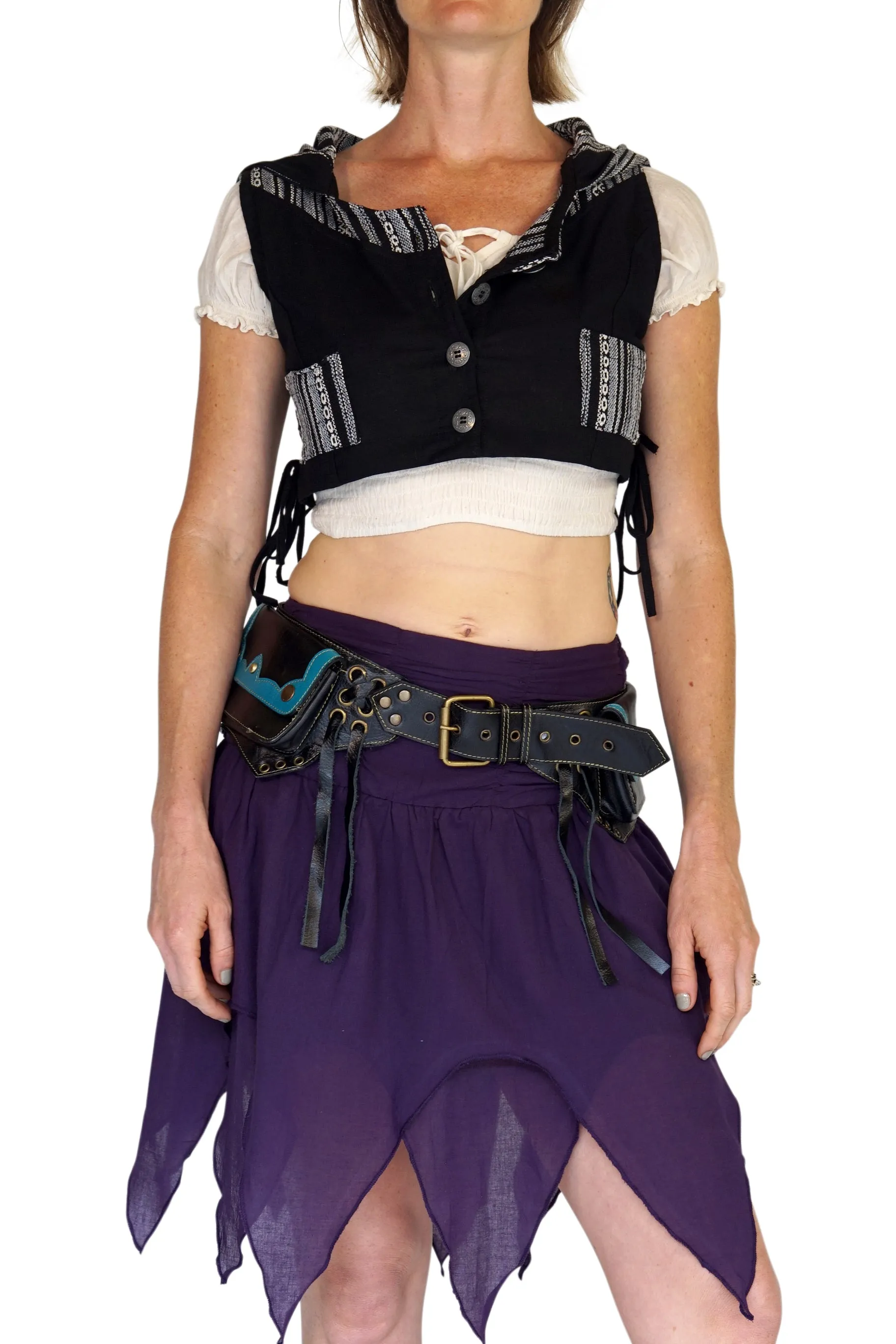 'Floating Petal Skirt' Fairy, Belly Dancer - Purples
