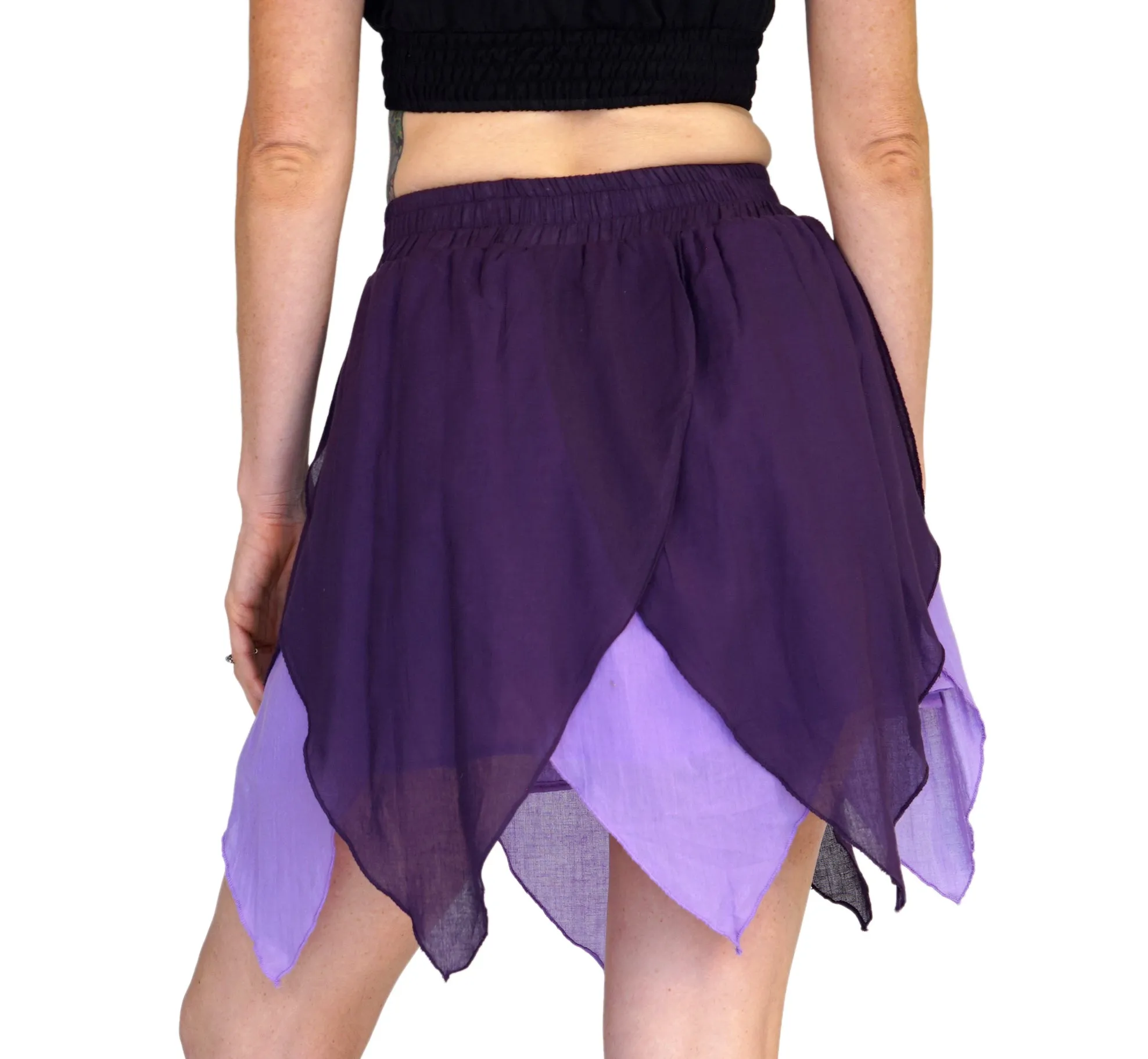 'Floating Petal Skirt' Fairy, Belly Dancer - Purples