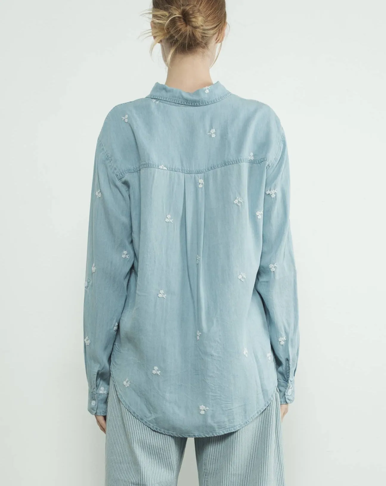 Flora Denim Shirt