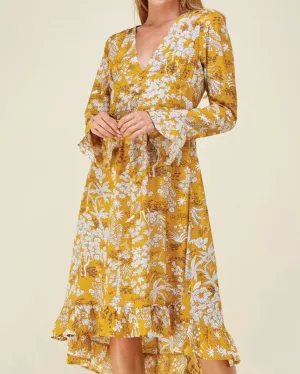 Floral Ruffle Maxi
