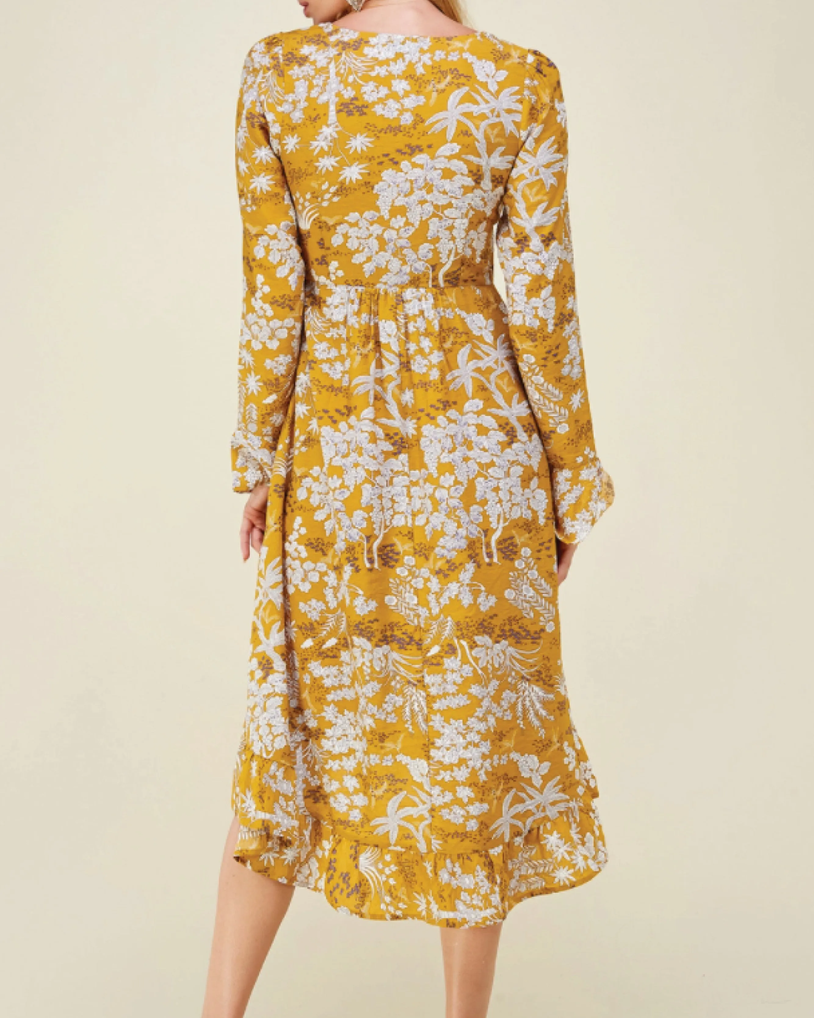 Floral Ruffle Maxi