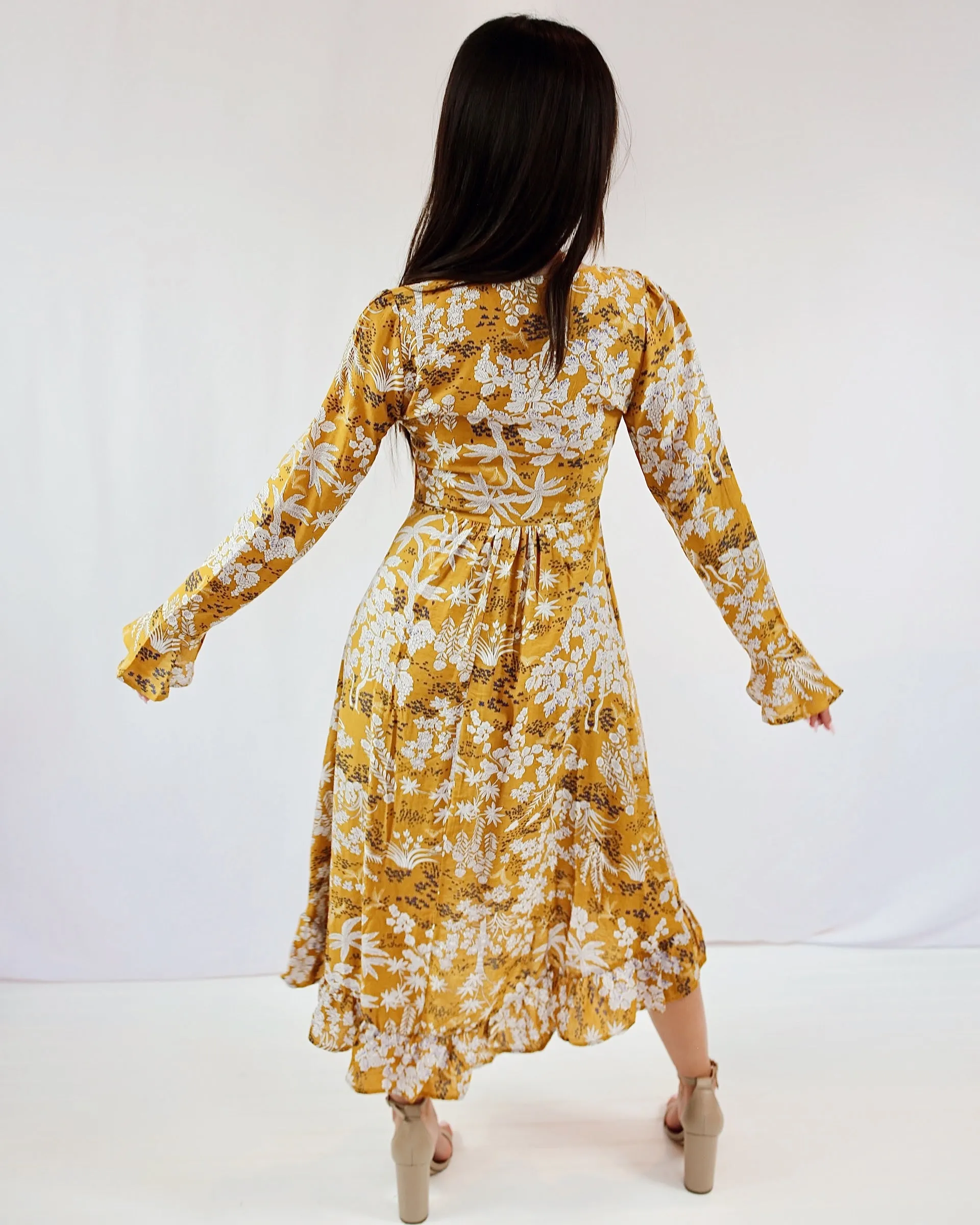 Floral Ruffle Maxi
