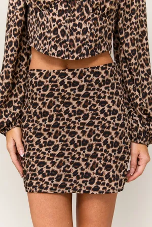For The Love Of Leopard Skirt