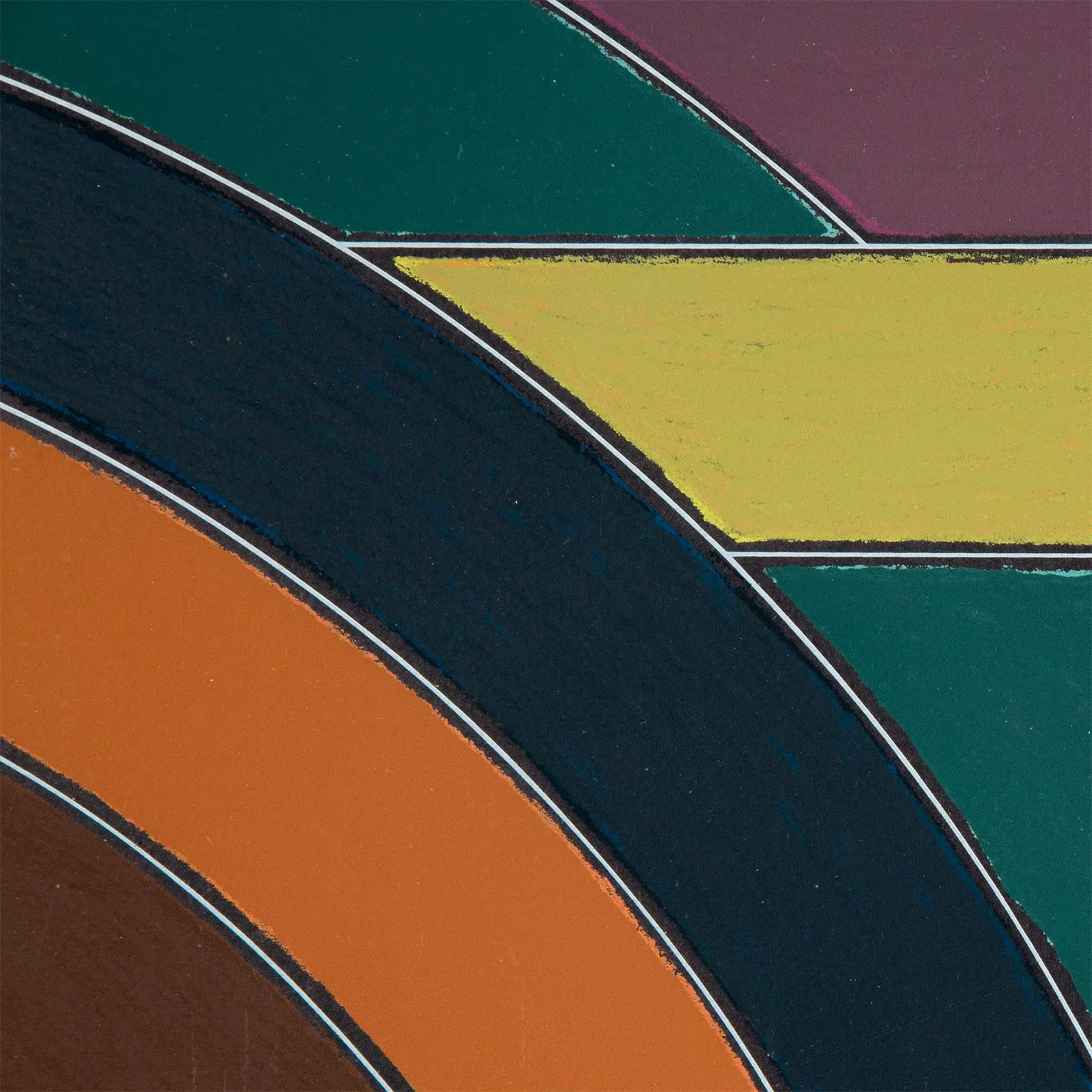 FRANK STELLA "YORK FACTORY II" SCREENPRINT, 1974