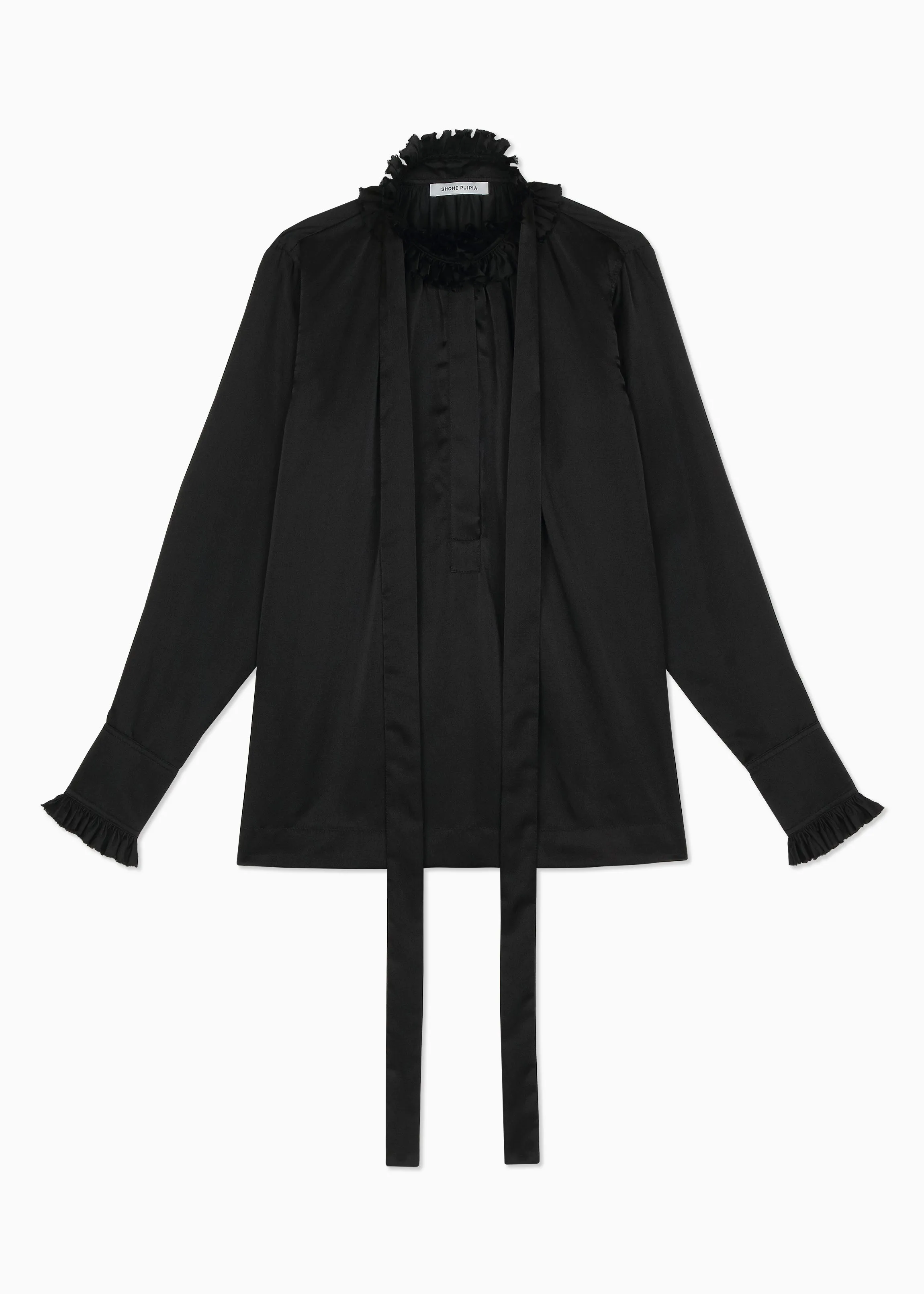 Frill Polo Blouse