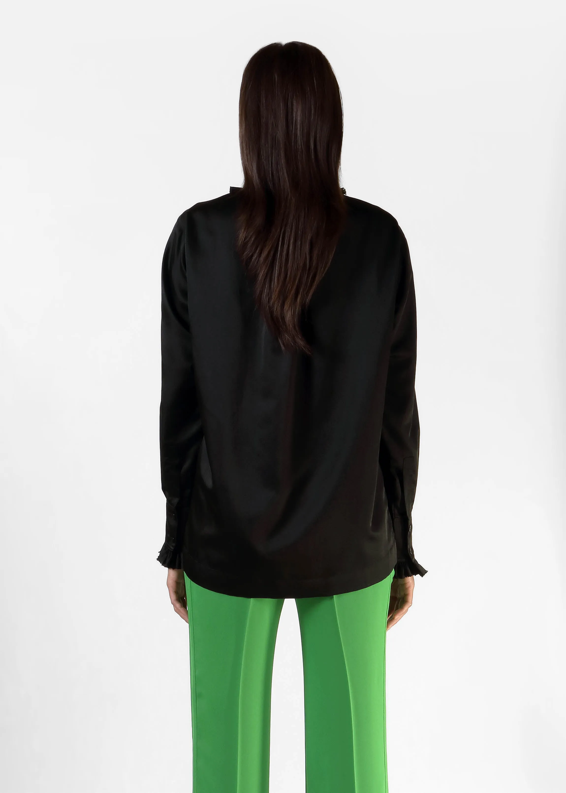 Frill Polo Blouse