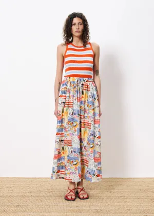 Frnch Liliane Skirt in Marche Blanc