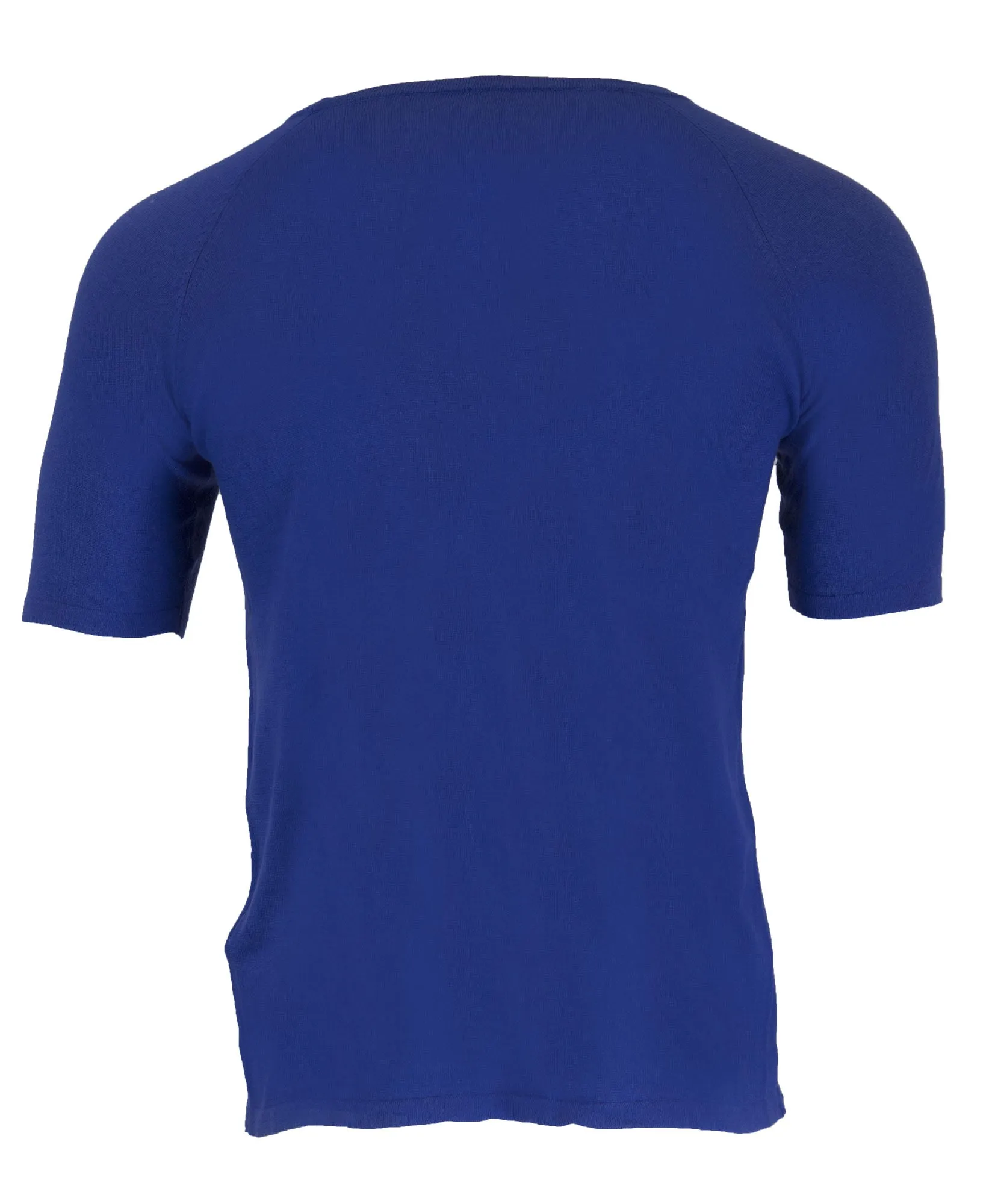 GANT RUGGER Men's Dark Ocean Blue Knitted Tee 84190 Size M $135 NWT