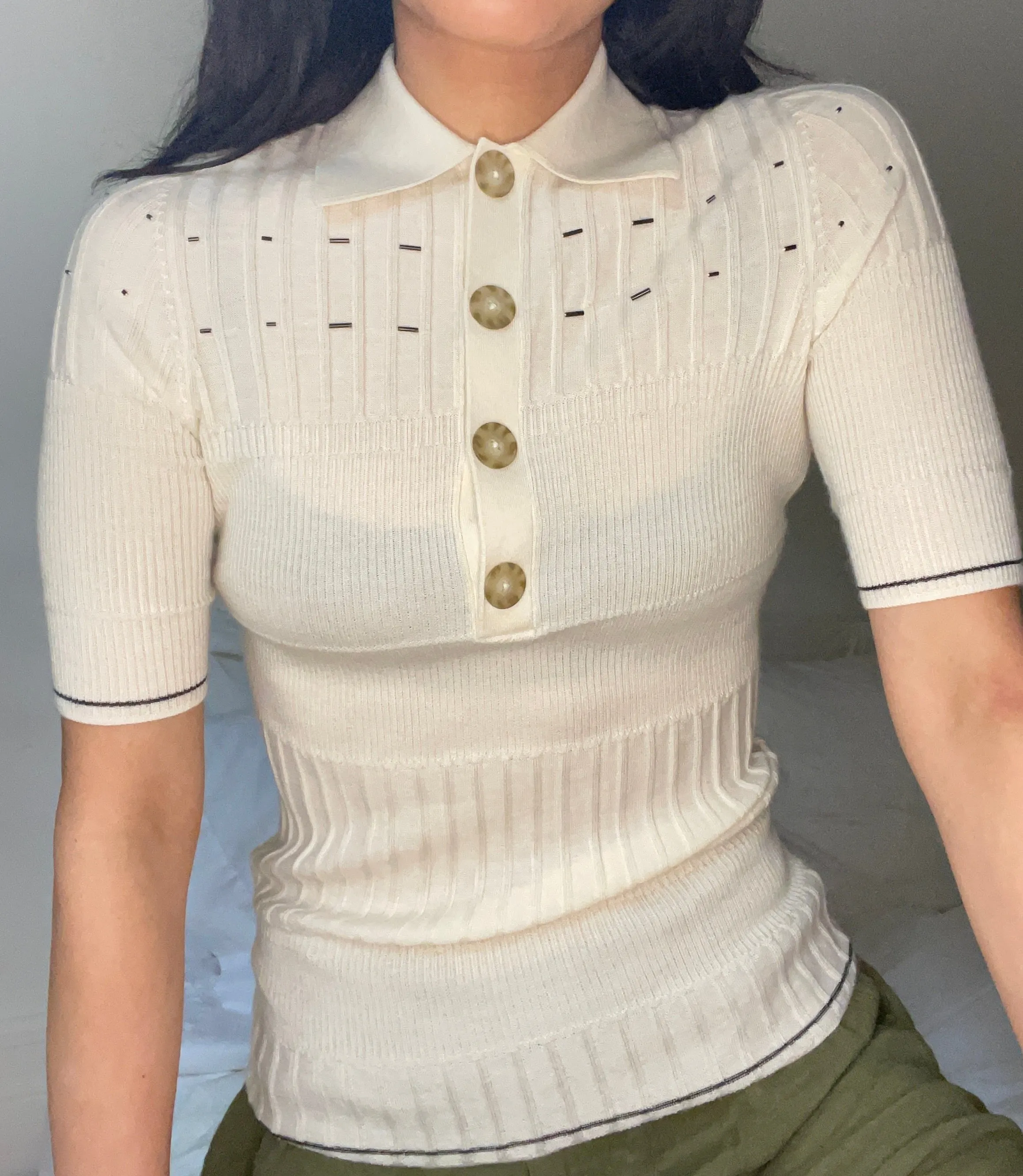 GERALD MORSE CODE POLO IN COOKIES N’ CREAM