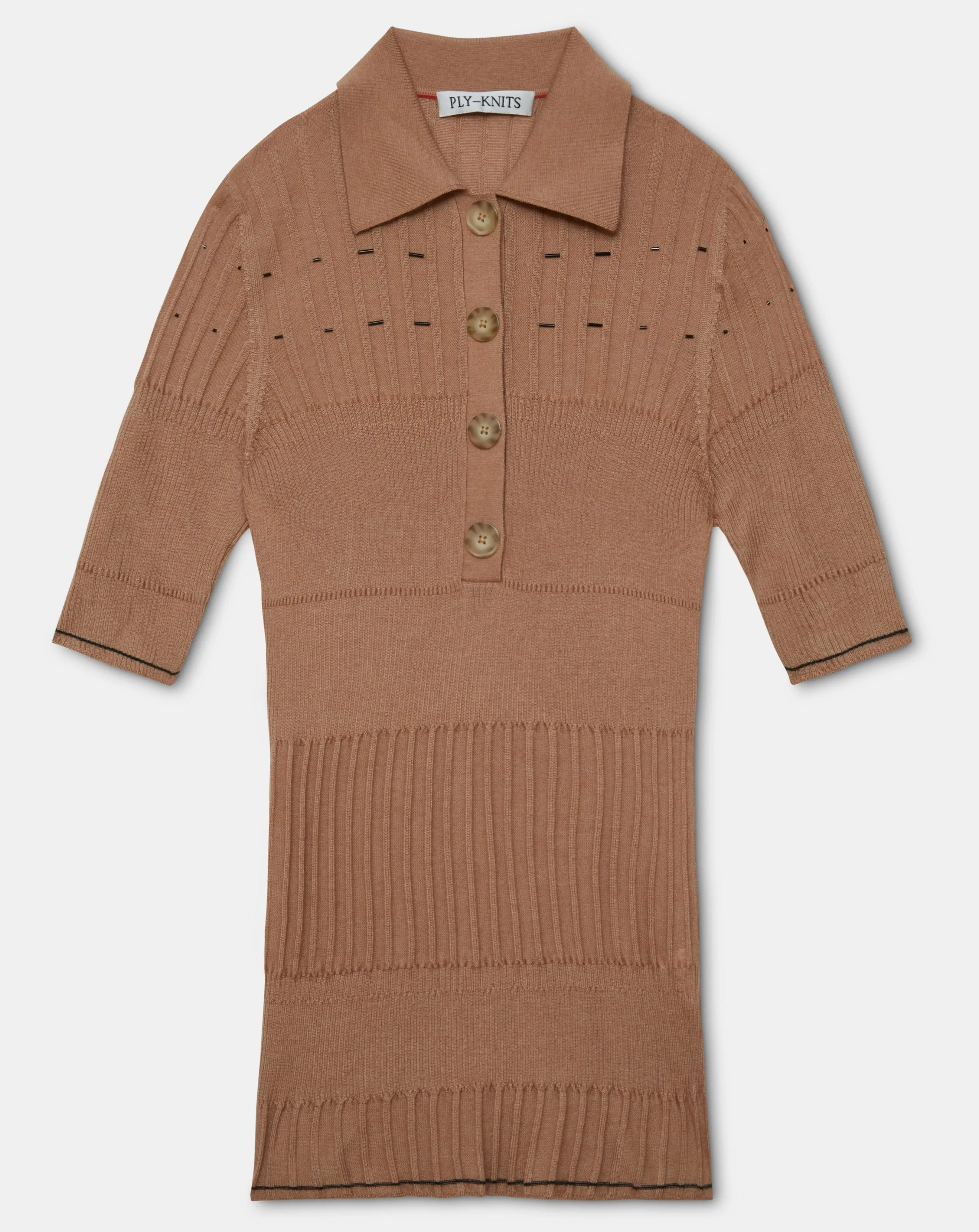 GERALD MORSE CODE POLO IN WERTHERS-CARAMEL