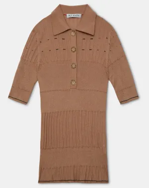 GERALD MORSE CODE POLO IN WERTHERS-CARAMEL