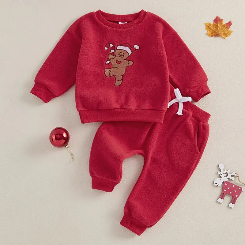 Gingerbread Sweatshirt and Jogger Set