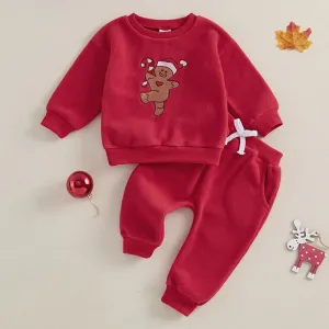 Gingerbread Sweatshirt and Jogger Set