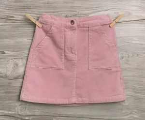 GIRL SIZE 8/9 YEARS - H&M, Soft Pink Courdory Skirt EUC B52