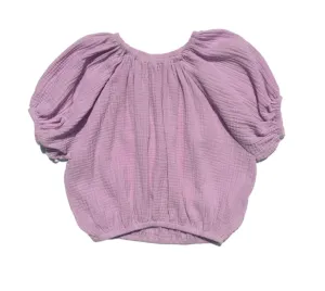 Girls Alexis Top - Orchid Gauze