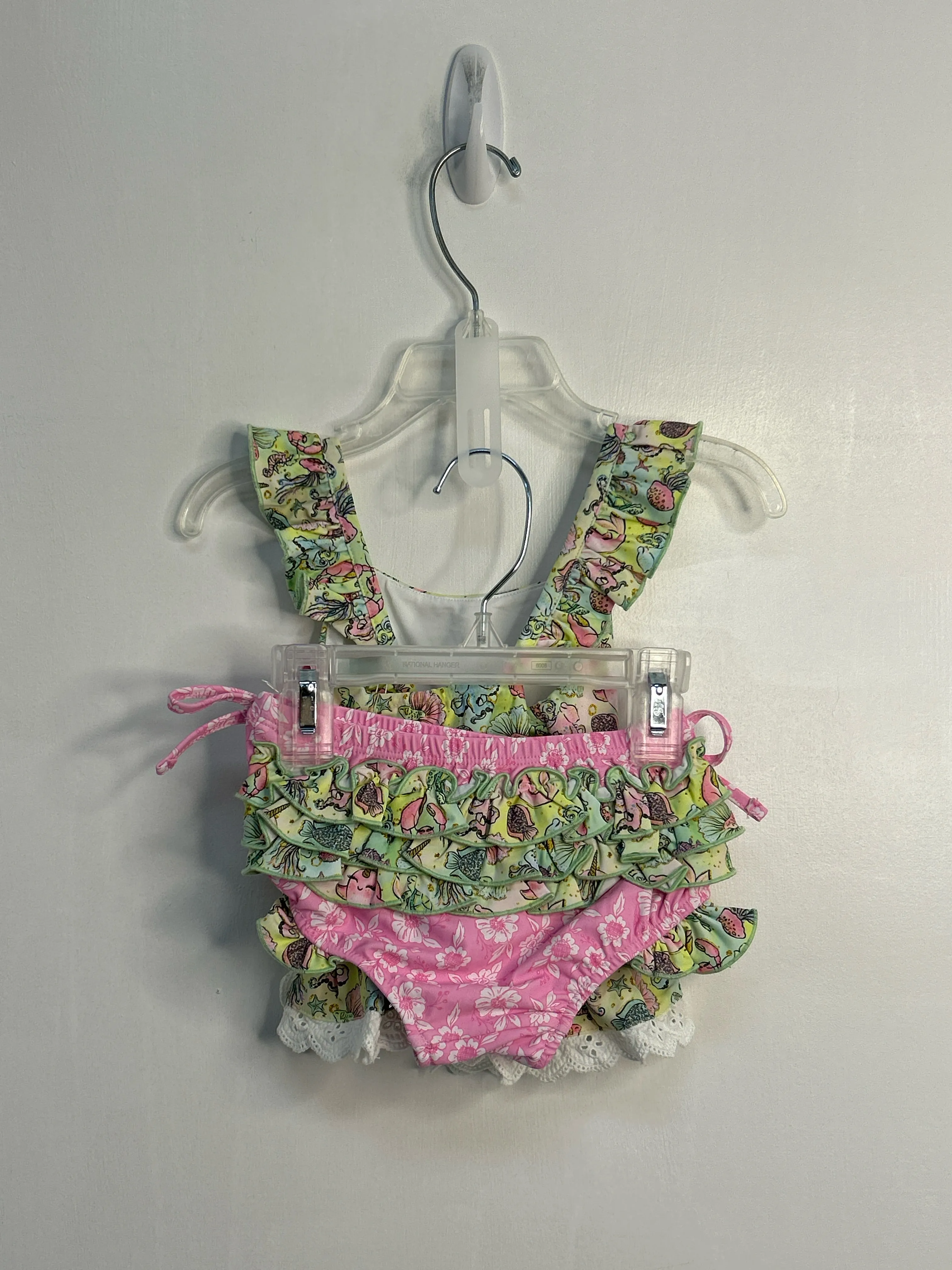 Girls Size 2T Girls Green Charlie's Project Kids Swimwear