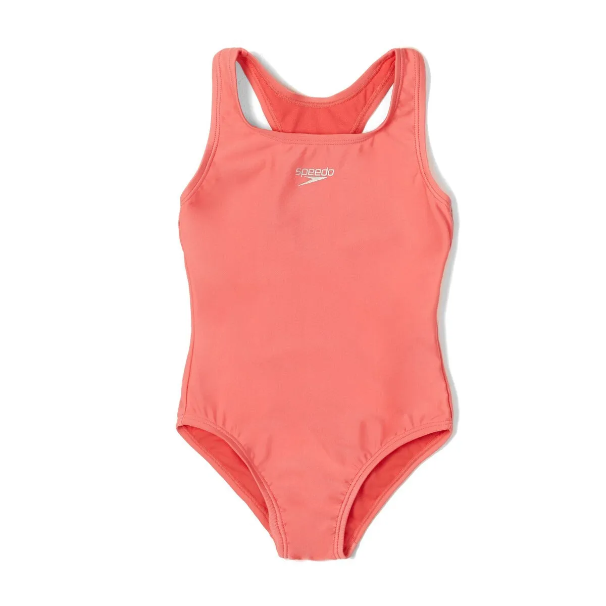 Girls Solid Racerback Jr One-Piece Training Swimsuit