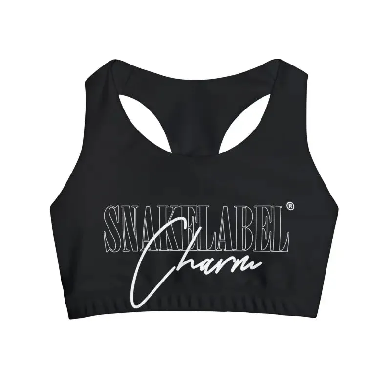 Girls' Swimsuit Crop Top: Seamless Racerback Design & Durable 82% Polyester - Sizes 2T-5T
