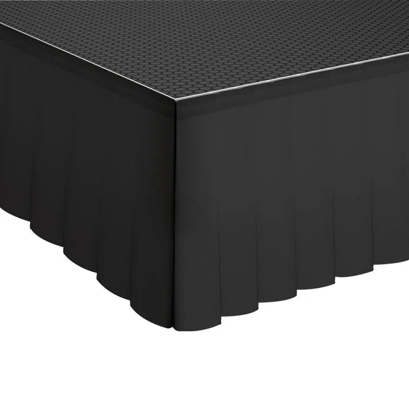 Global Truss GT Stage Deck Polyester Skirt 205 x 80cm Pleated