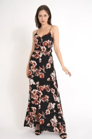 GLOW ON FLORAL MAXI DRESS