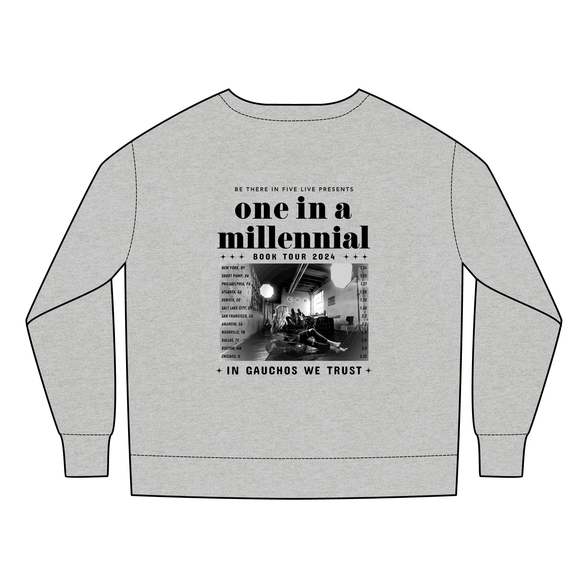 GOING OUT TOP One in a Millennial Book Tour Toddler Sweatshirt by BTI5