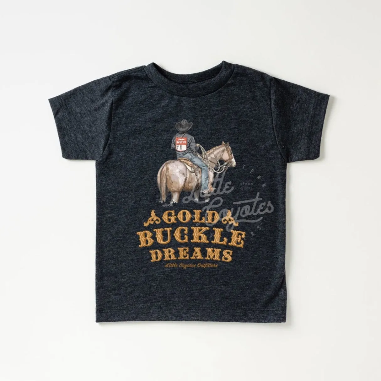 Gold Buckle Dreams Roper Toddler Tee