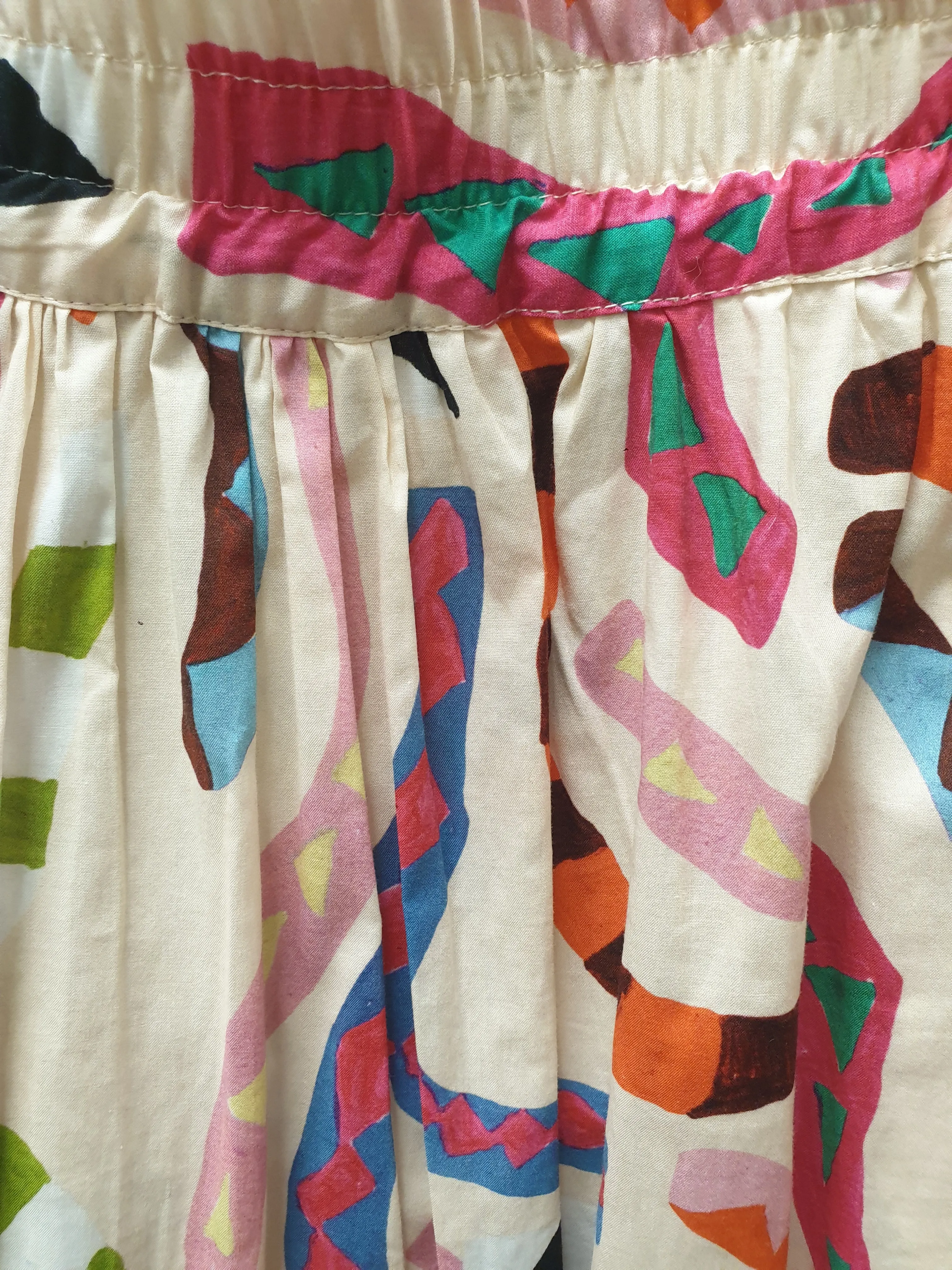 Gorman colourful snake-like print skirt size 10