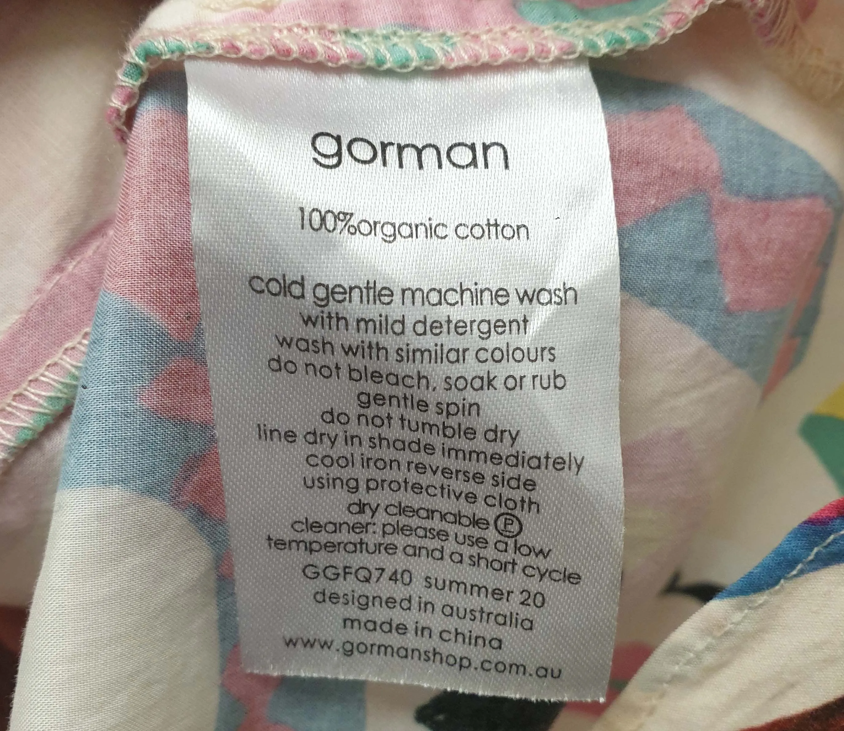 Gorman colourful snake-like print skirt size 10