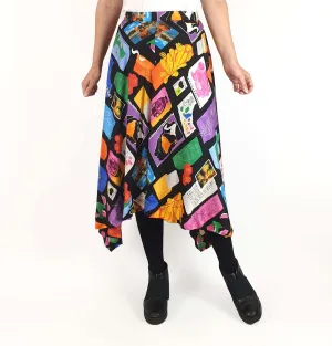 Gorman travel themed print skirt size 8 (Winter '23 season)
