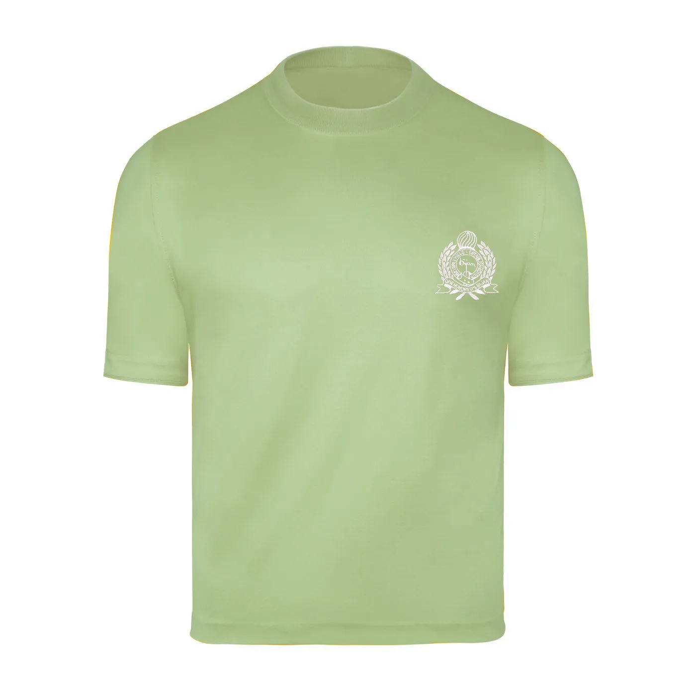 Green with White Crest Short Sleeve T-Shirt