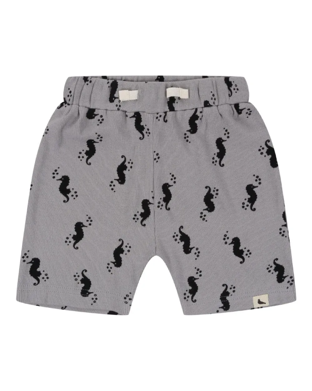 Grey Seahorse Print T-Shirt & Short Set