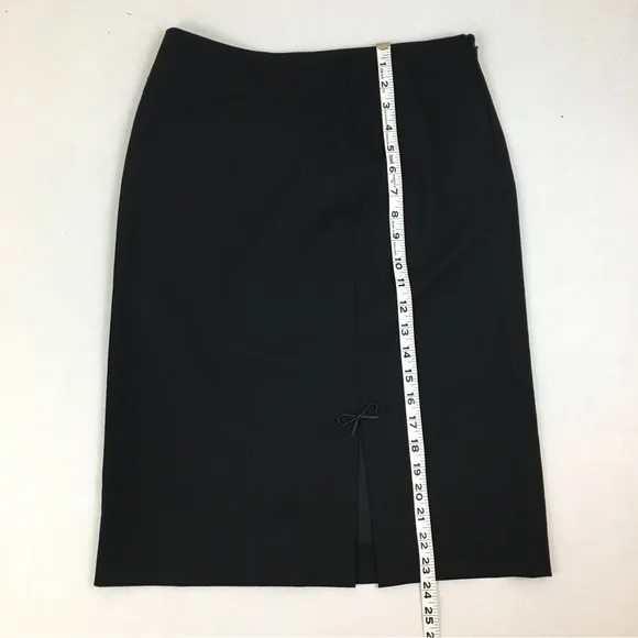 Gucci Vintage Black Pencil Skirt