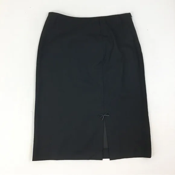 Gucci Vintage Black Pencil Skirt
