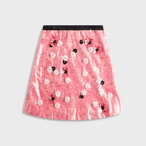 GUIZIO Ambroise Sequin Skirt - Ballet Slipper