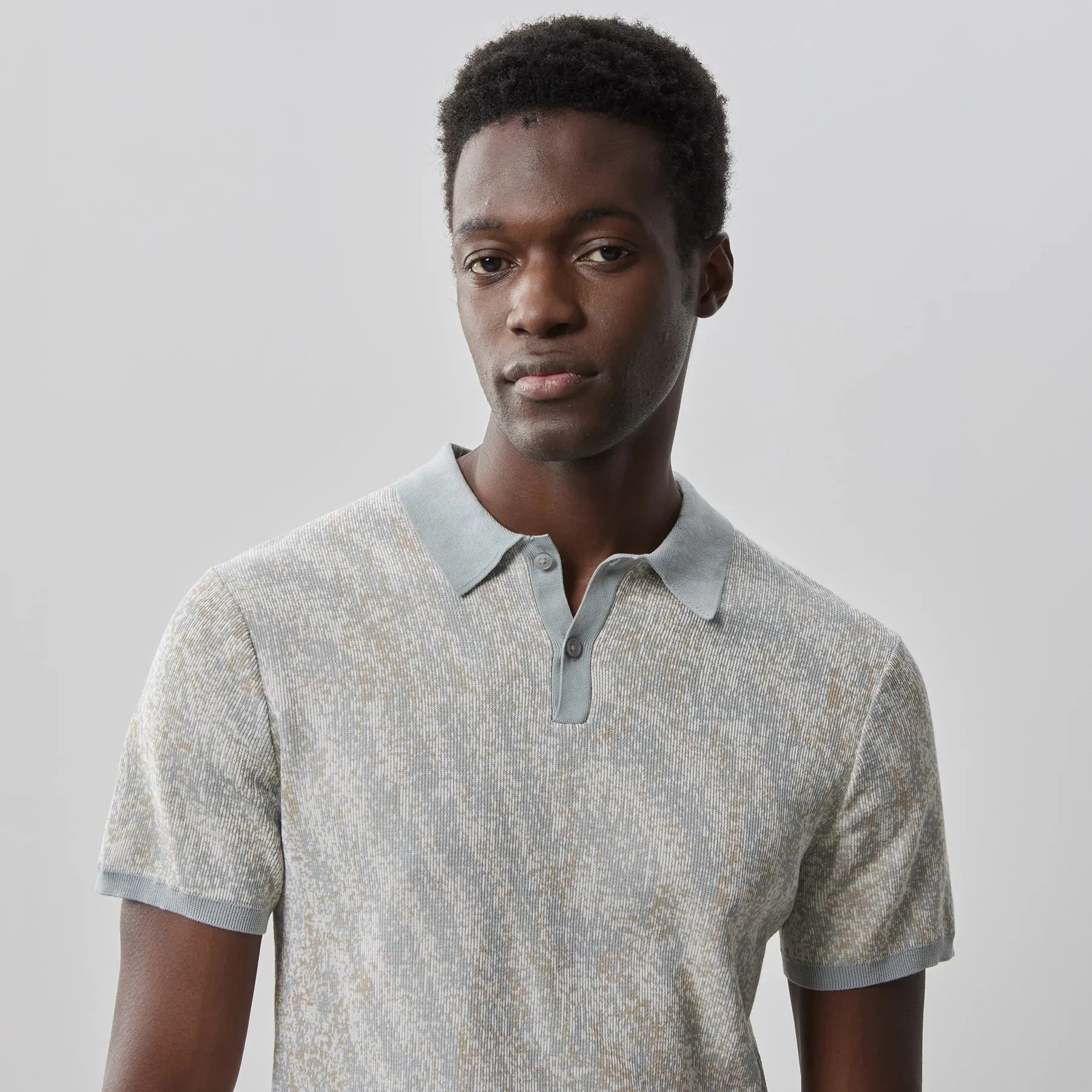 Gunther Sweater Polo - Tan