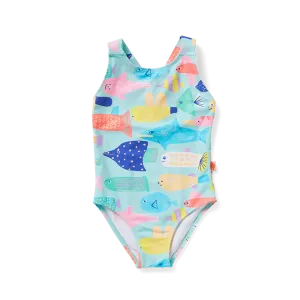 HALCYON NIGHTS ELASTIC STRAP BATHER RAINBOW REEF