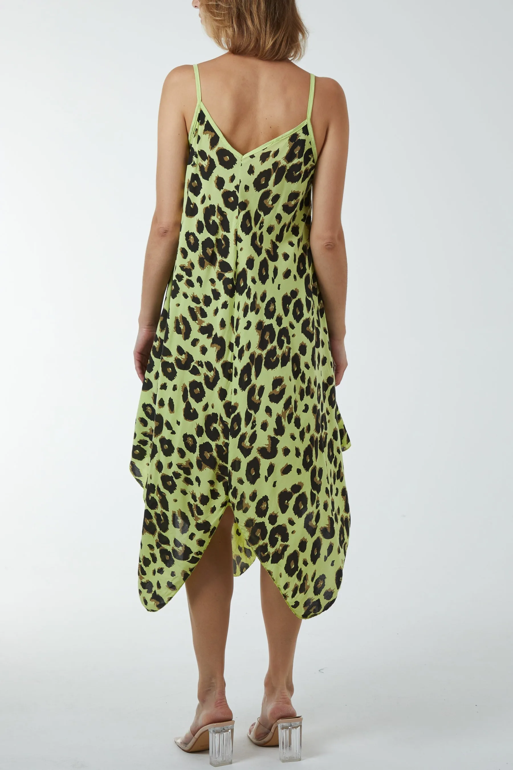 Hanky Hem Leopard Print Dress