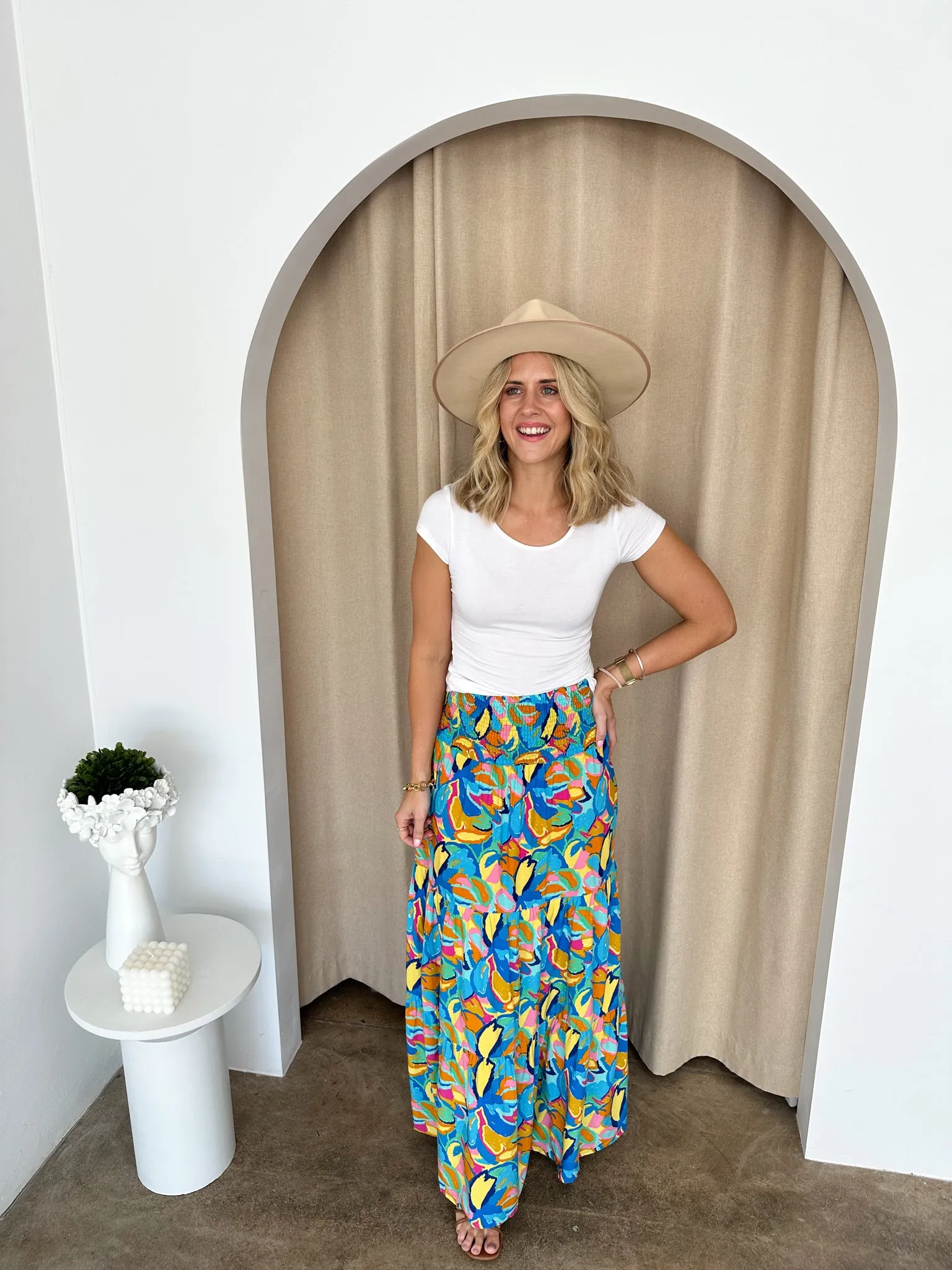 Harlow Skirt -Multi