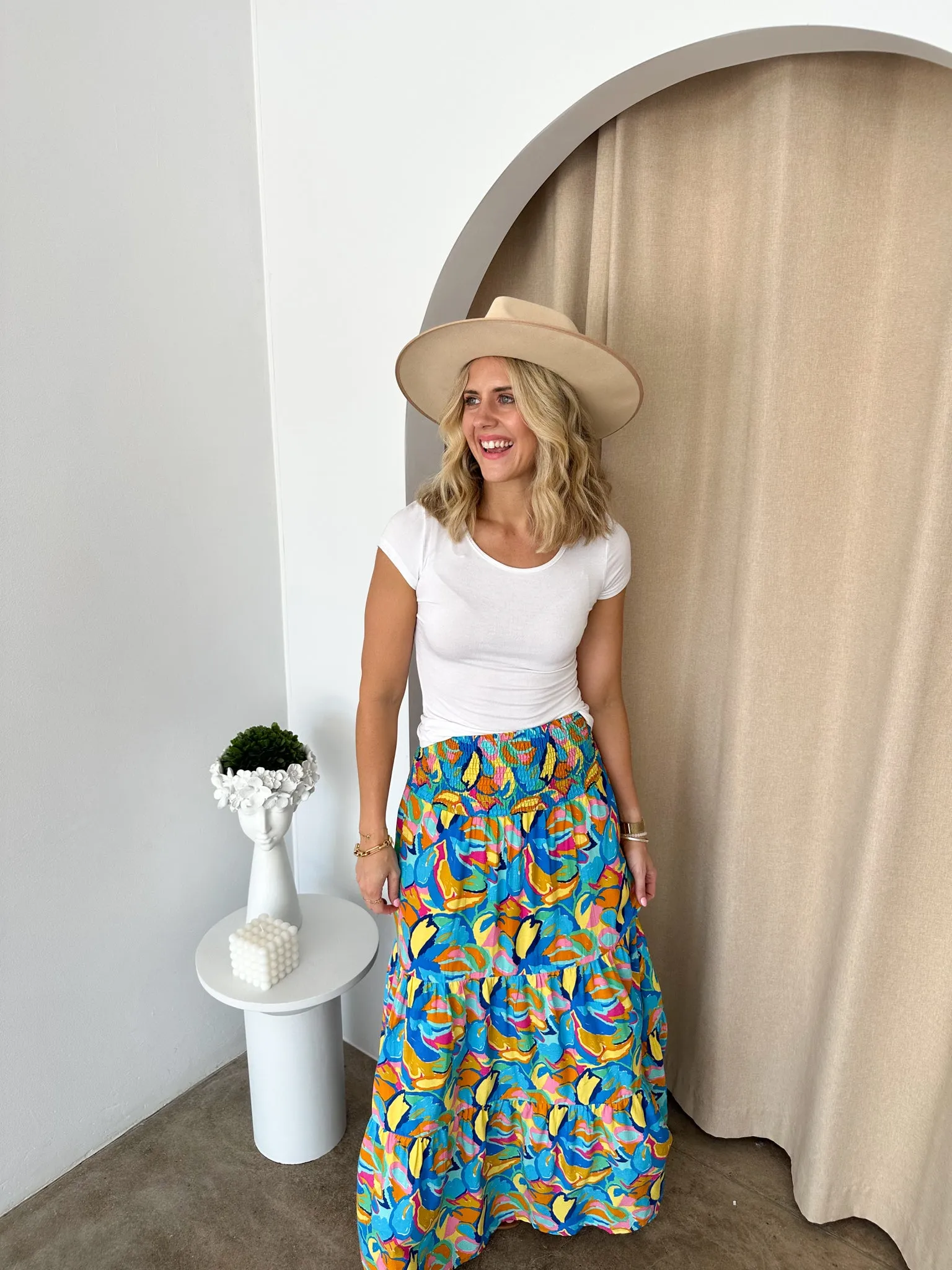 Harlow Skirt -Multi