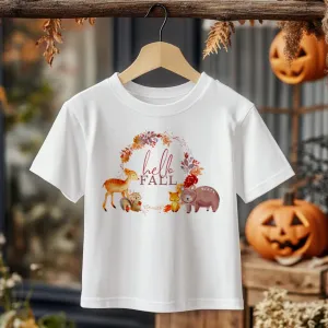 Hello Fall Animals Toddler & Kids T Shirt