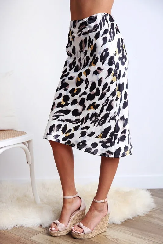 High Waist Fashion Leopard Skirt