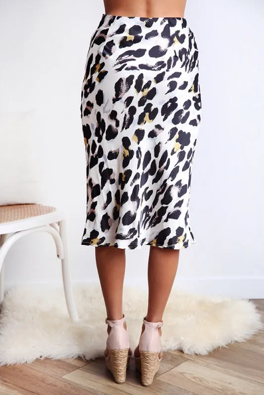 High Waist Fashion Leopard Skirt